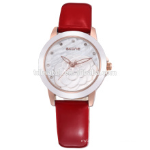 2015 hot sale SKONE 9306 small dial watch color strap